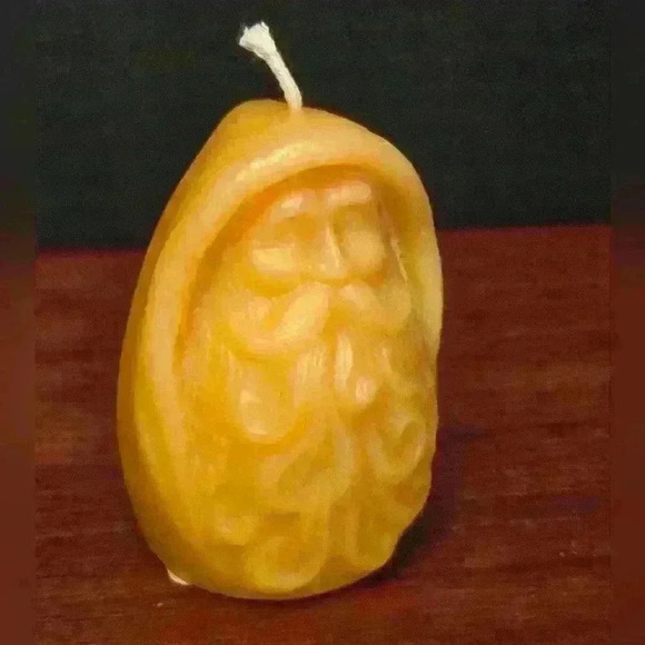 NWT Blossom Hill Nursery Handmade Old Man Winter Beeswax Candle - Picture 2 of 6